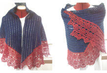 Trapezium Shawl Crochet Free Pattern