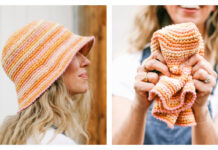 Scrappy Bucket Hat Crochet Free Pattern