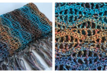 Wave Wrap Shawl Crochet Free Pattern