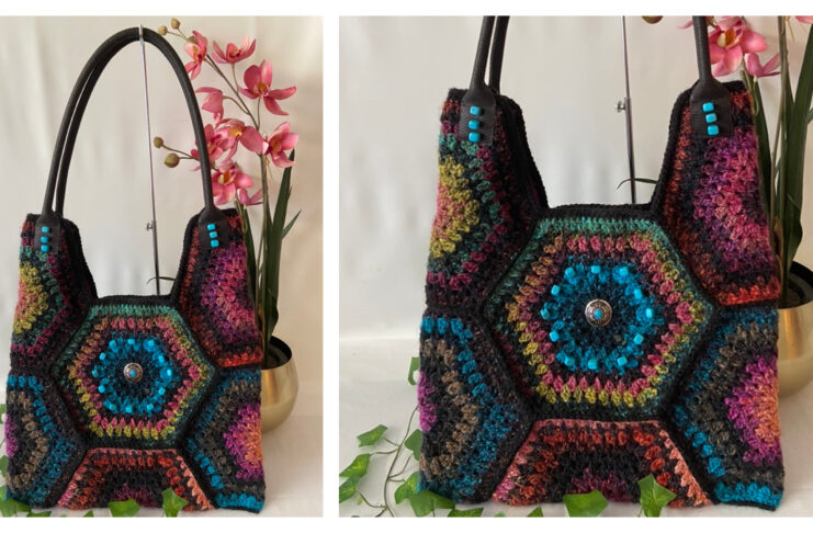 FibreFest Hexi Bag Crochet Free Pattern