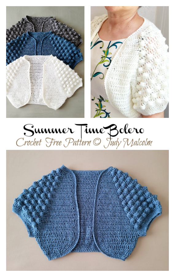 Summer Time Bolero Crochet Free Pattern - Crochet & Knitting