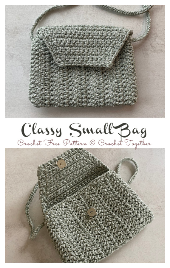 Classy Small Bag Crochet Free Pattern - Crochet & Knitting