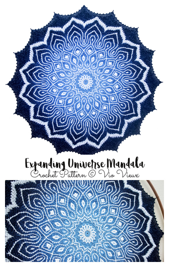 Expanding Universe Mandala Crochet Pattern