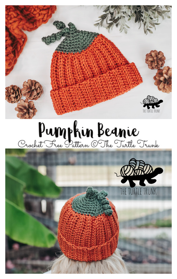 Pumpkin Beanie Crochet Free Pattern