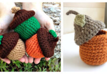 Woodsy Acorn Pots Crochet Free Pattern