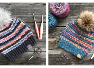 Winterscape Beanie Hat Crochet Pattern