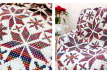 Christmassy Mood Mosaic Blanket Crochet Pattern