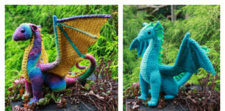 Amigurumi Flying Dragon Crochet Pattern