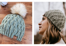 Frosty Air Beanie Hat Crochet Free Pattern