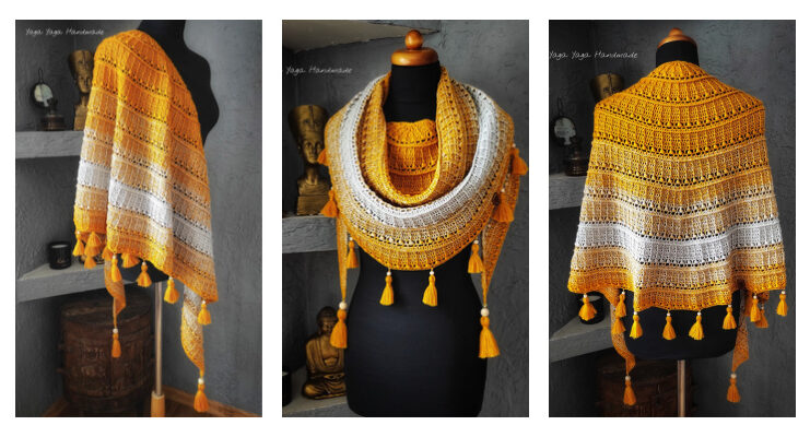 Bayka HC Half-circle Shawl Crochet Pattern