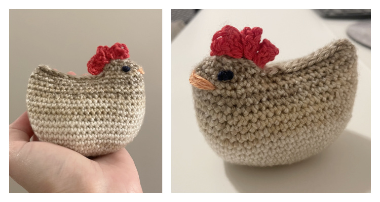 Emotional Support Chicken Crochet Free Pattern - Crochet & Knitting