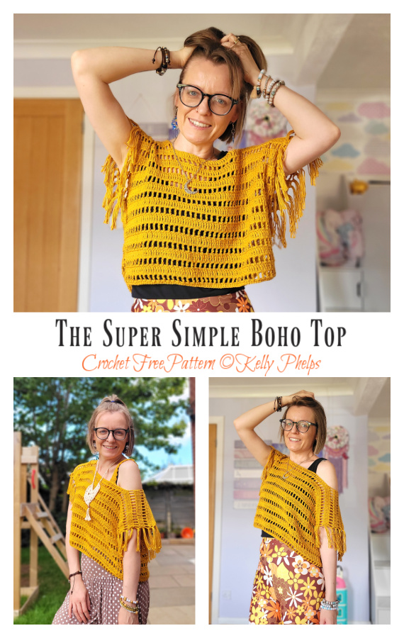 The Super Simple Boho Top Crochet Pattern