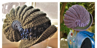 Snail Shell Hat Crochet Free Pattern