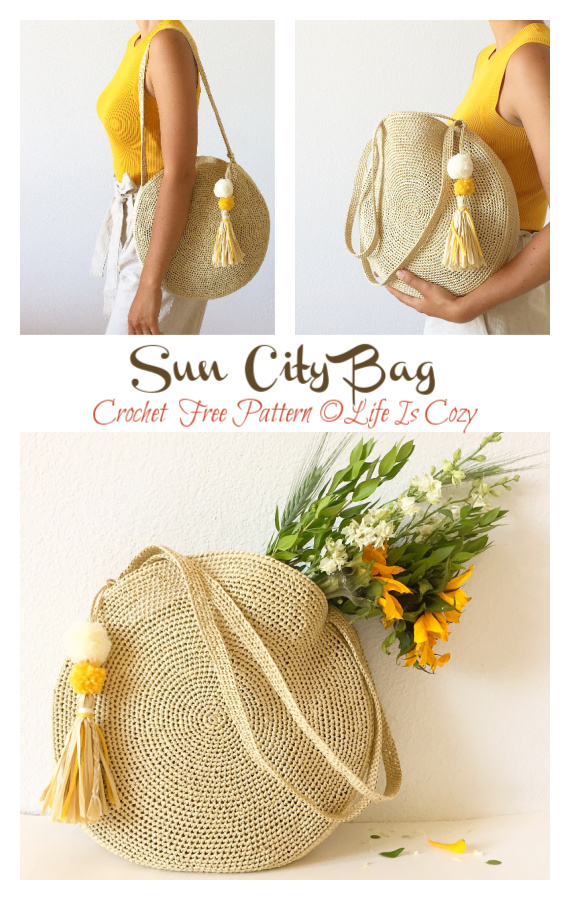 Sun City Bag Crochet Free Pattern