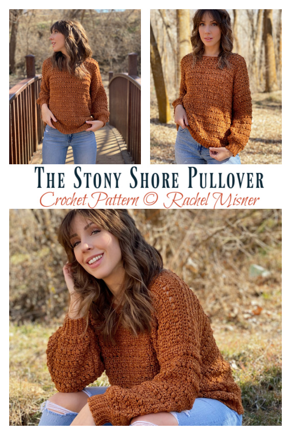 The Stony Shore Pullover Crochet Free Pattern