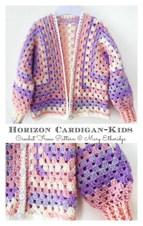 Horizon Cardigan Crochet Free Pattern