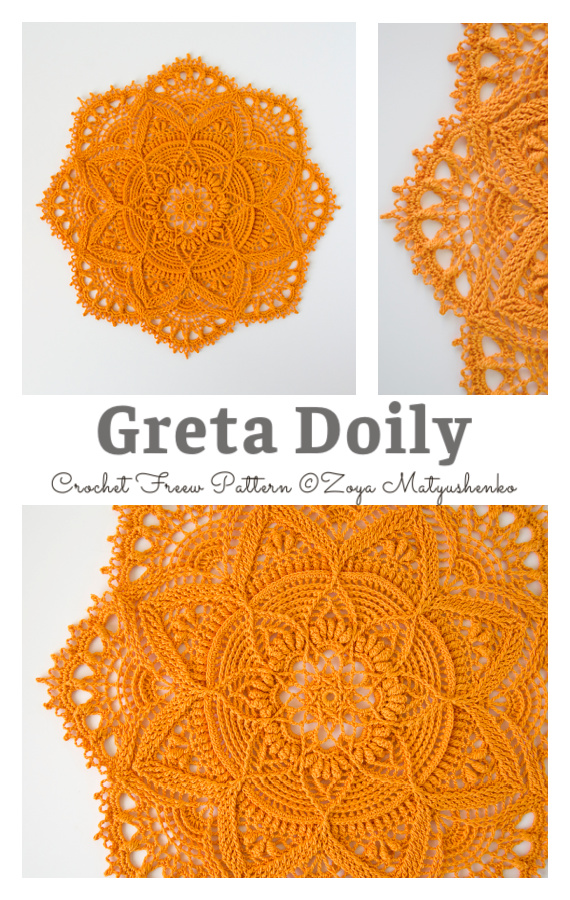 Greta Doily Crochet Free Pattern